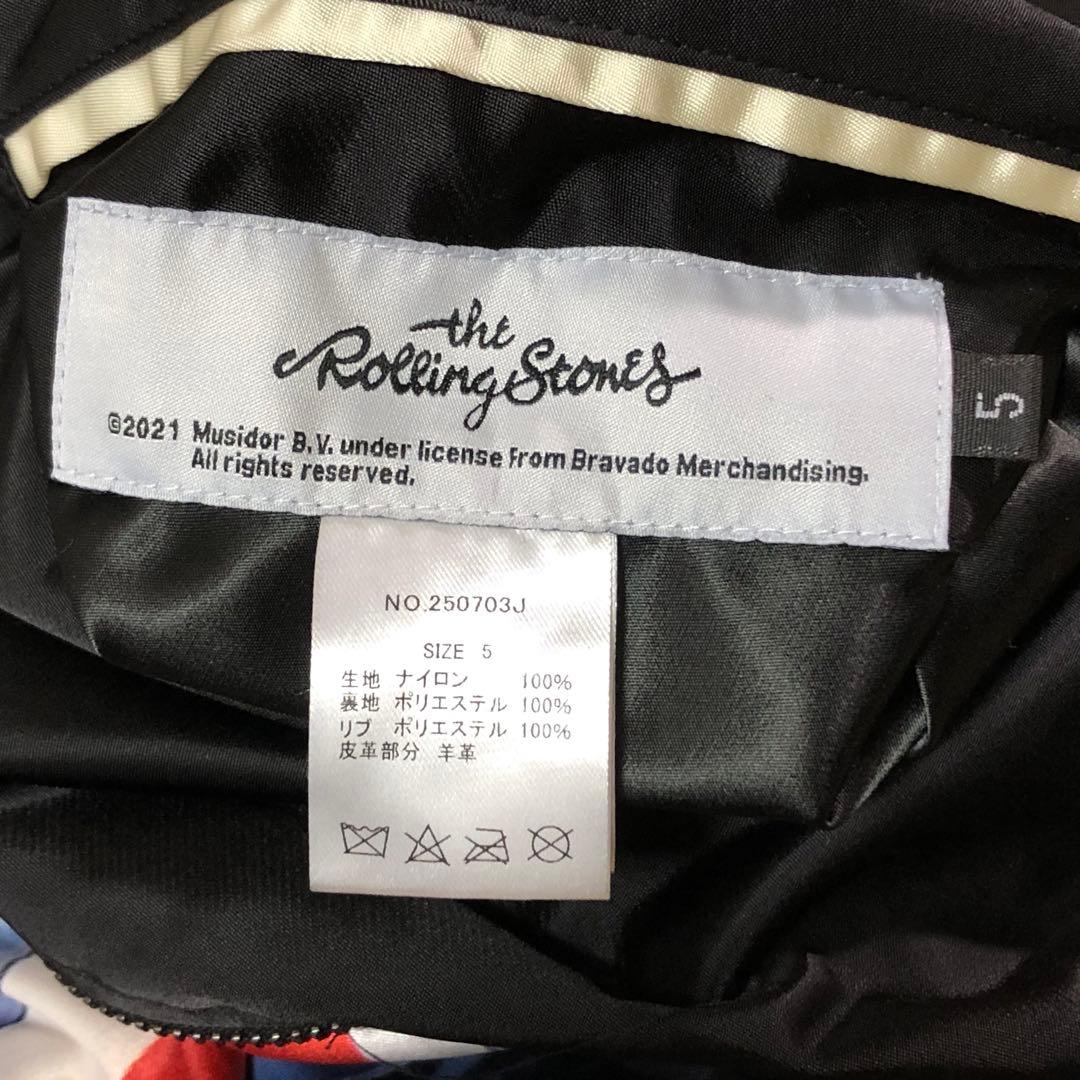 ジャックローズ ローリングストーンズ スカジャン サイズ5 (XL位)