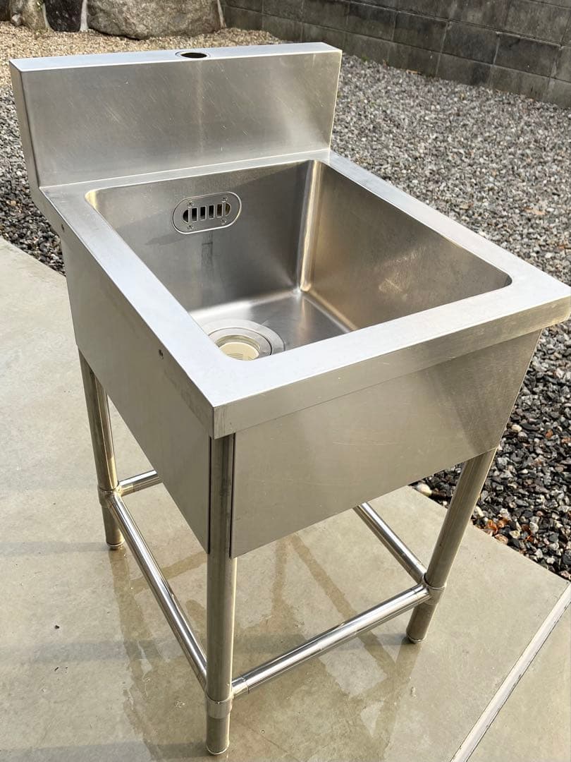 ステンレス1槽シンク 流し台 業務用　500×600×800