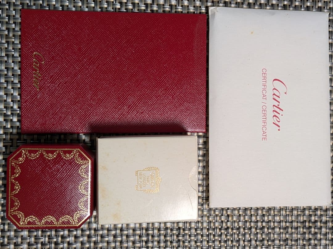 大丸正規店購入　Cartier ゴールド 3連リング　　　　　 48