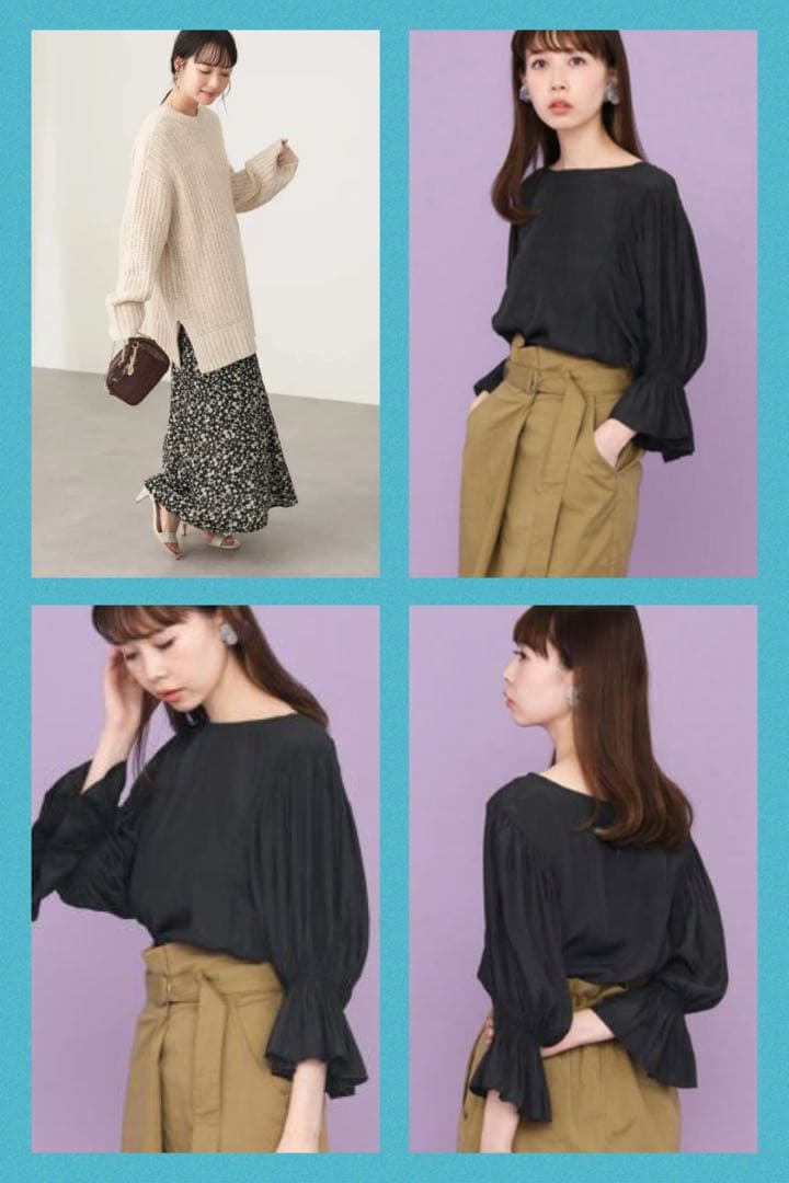 春支度♫キレイめ お姉さんコーデセット モノトーン＆ミントブルー 11点