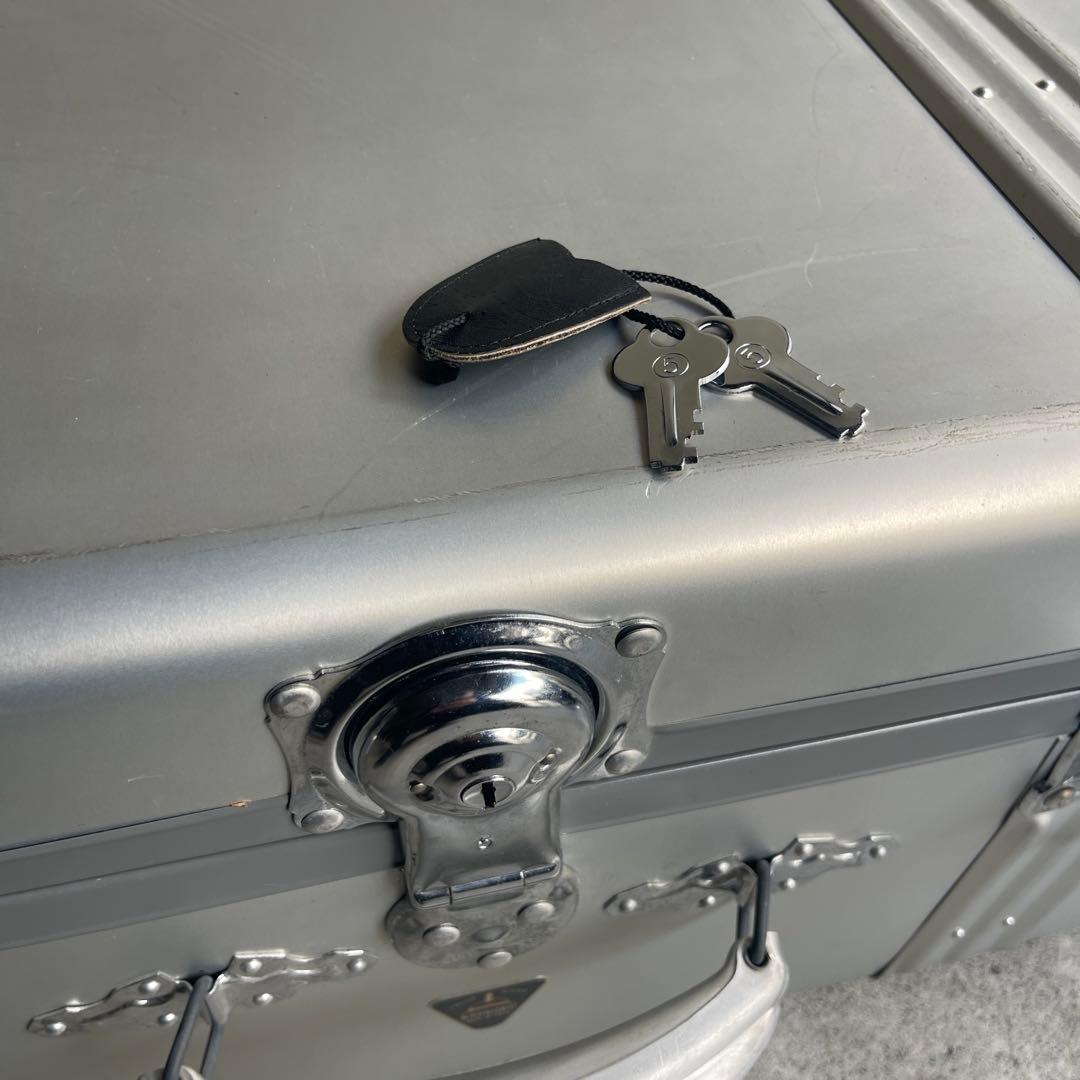 BANKOKU アルミトランクケース　ハンドル付き　三越 日本製