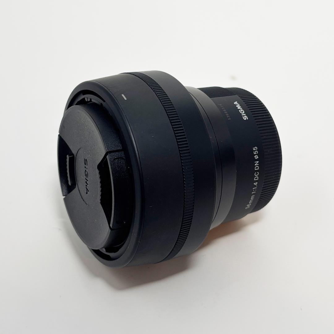 中古★美品 56mm F1.4 DC DN ソニーE用 sony　使用わずか