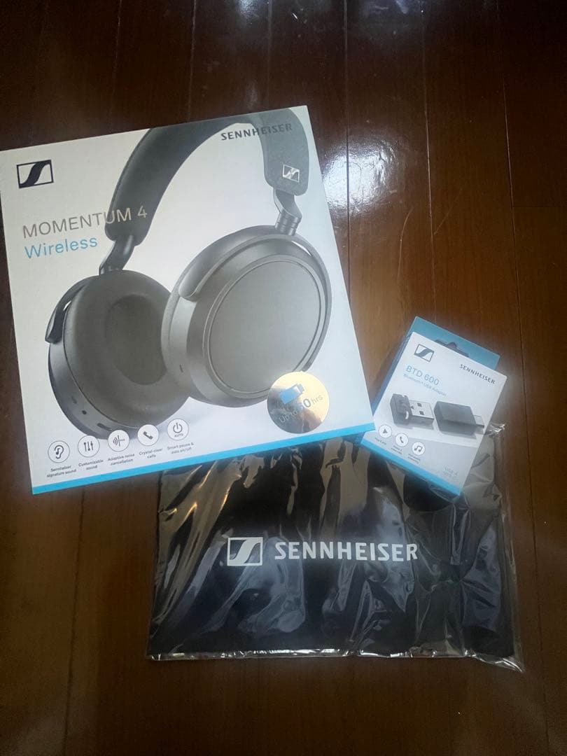 SENNHEISER　ヘッドホン　MOMENTUM4　BTD600エコバック付き