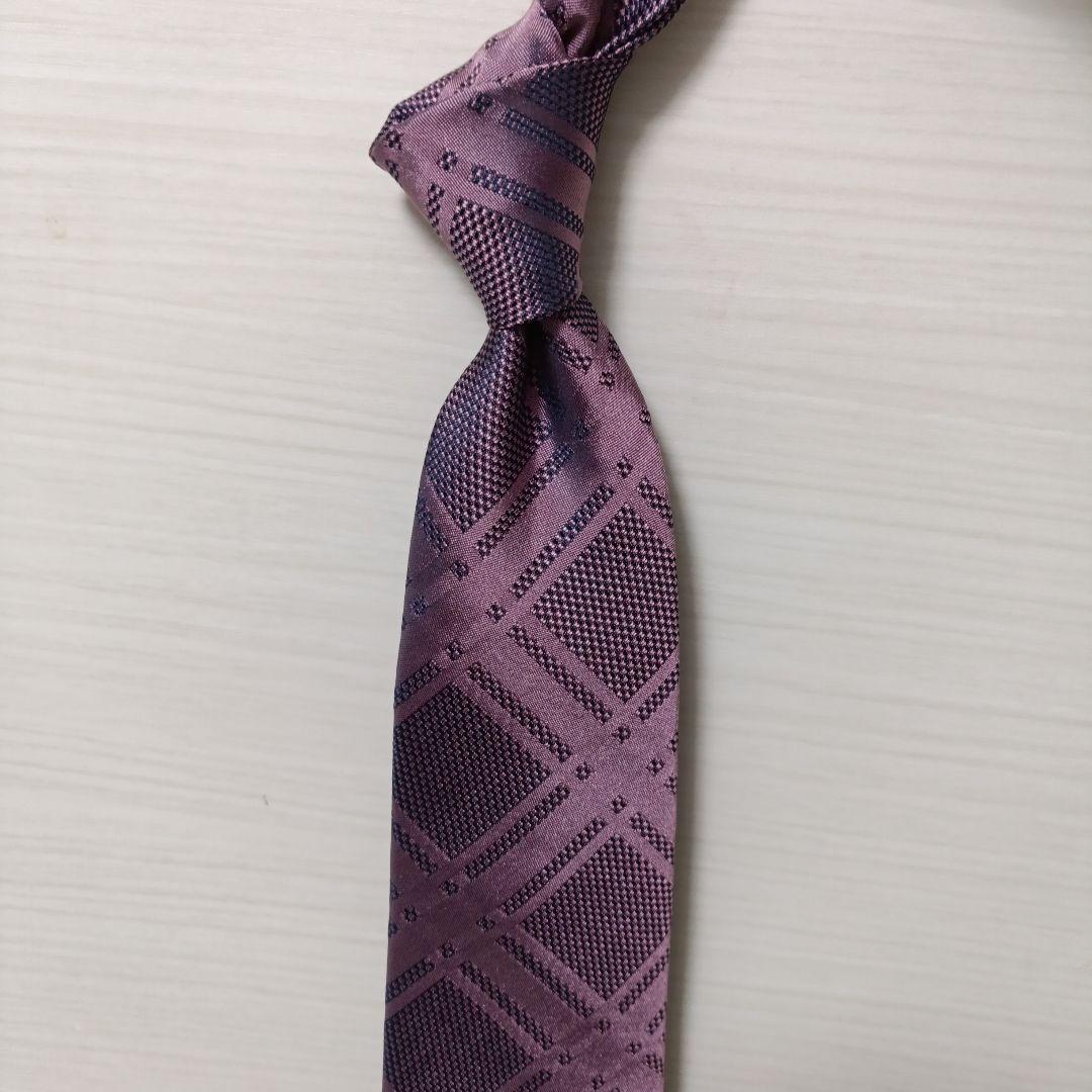 ブラックレーベルクレストブリッジ チェック柄ネクタイ タグ付未使用