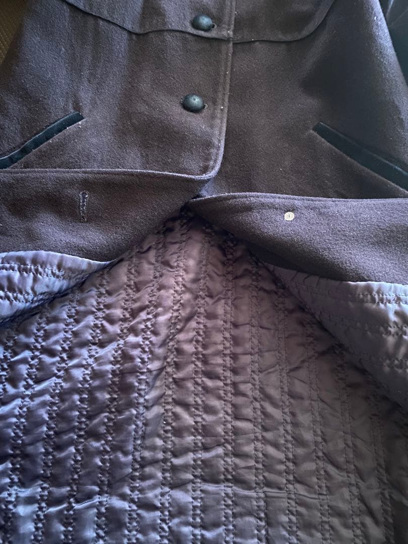 ファミリア　140 濃紺コート　通学