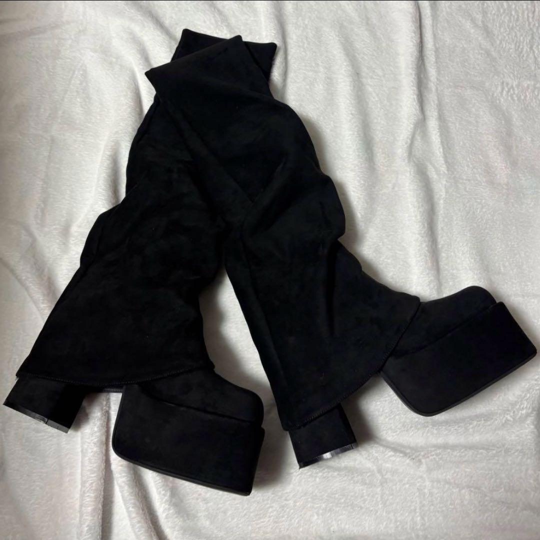 EMODA エモダ　ルーズフレアカバーフィットブーツ