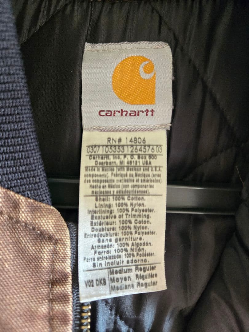 f*6様 ビンテージ　カーハート　ベストmade in Mexico　07年製