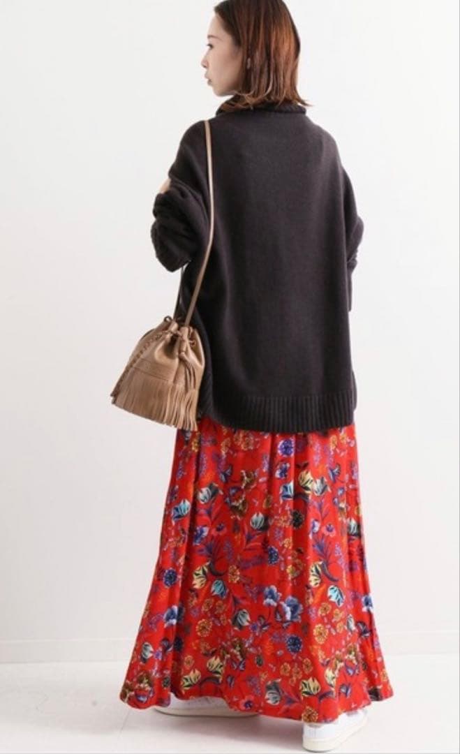 【IENA】AQUAハイネックワイドプルオーバー