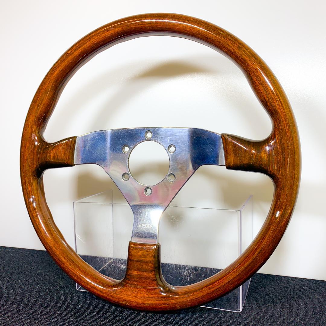 MOMO モモ ヴェローチェ ウッドステアリング 35cm ダークウッド