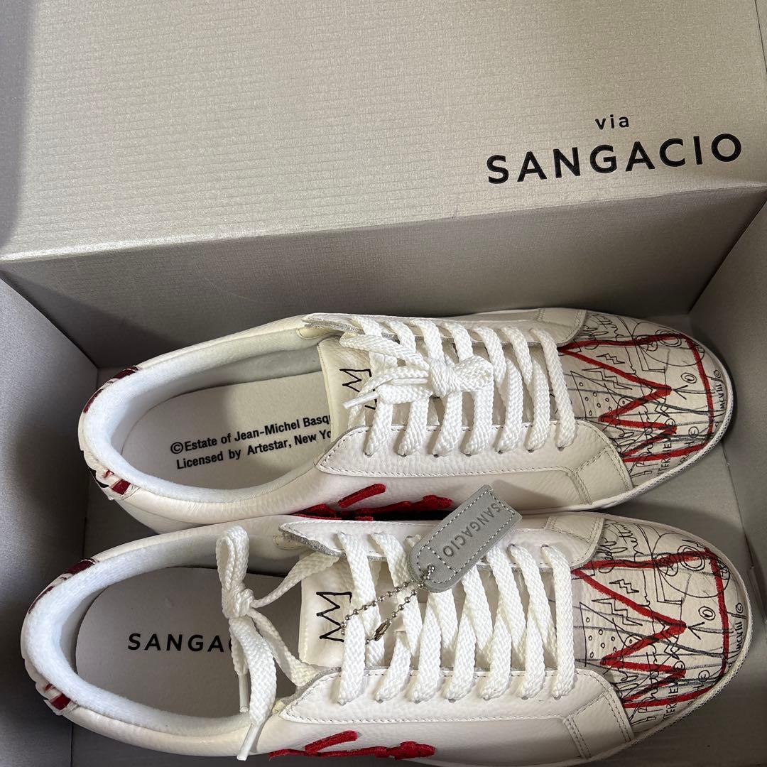 SANGACIO スニーカー　にゅSG『Basquiat』 27.5