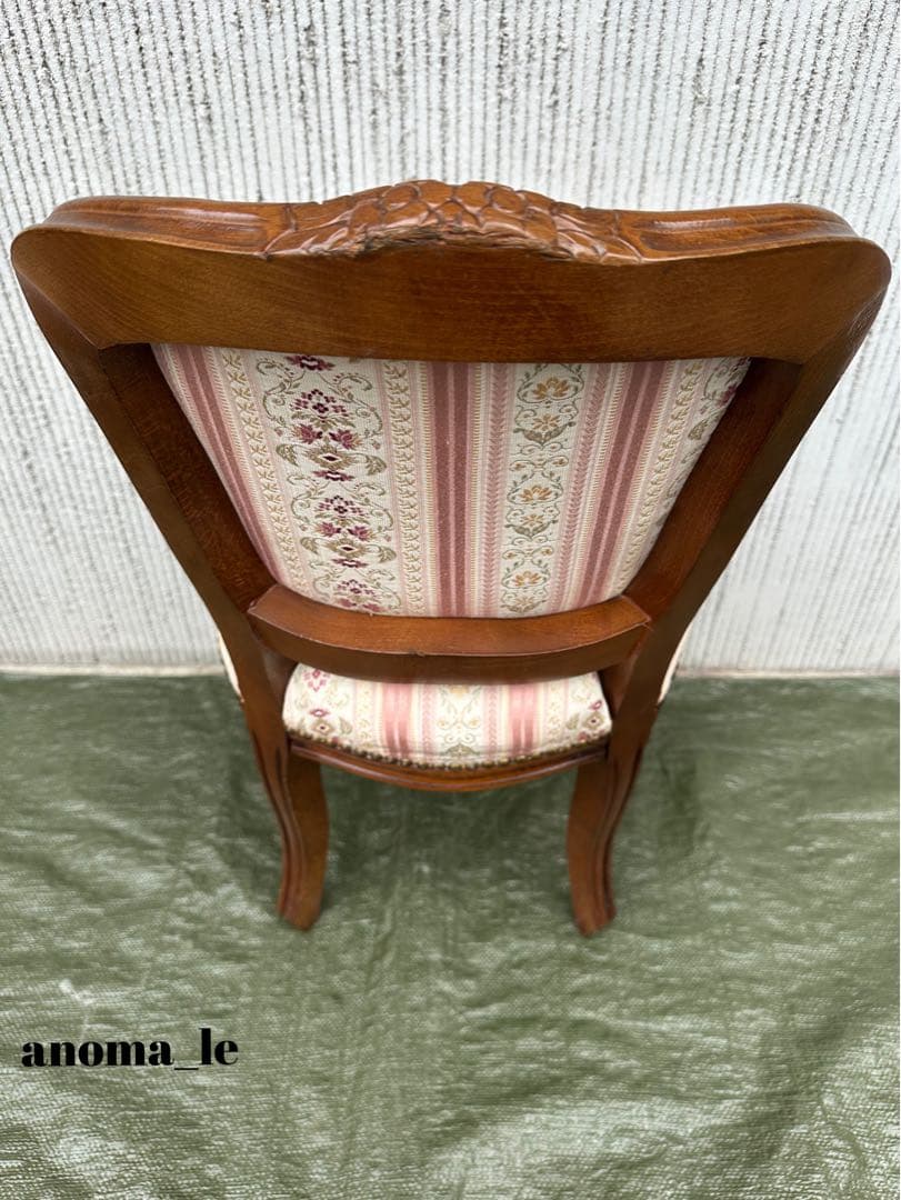 【ドレッサーチェア】木製　猫足　ロココ調　アンティークヴィンテージ◎
