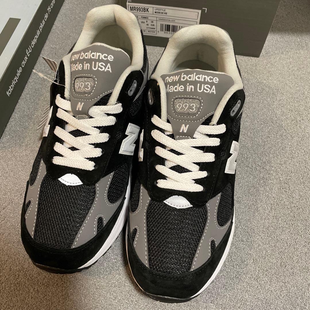 靴 new balance 993 BLACK 27.5cm