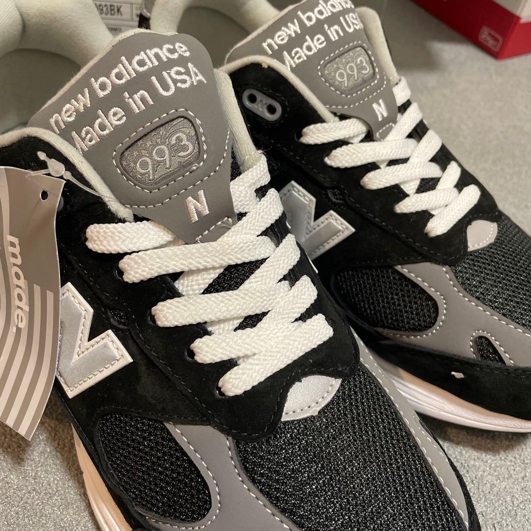 靴 new balance 993 BLACK 27.5cm