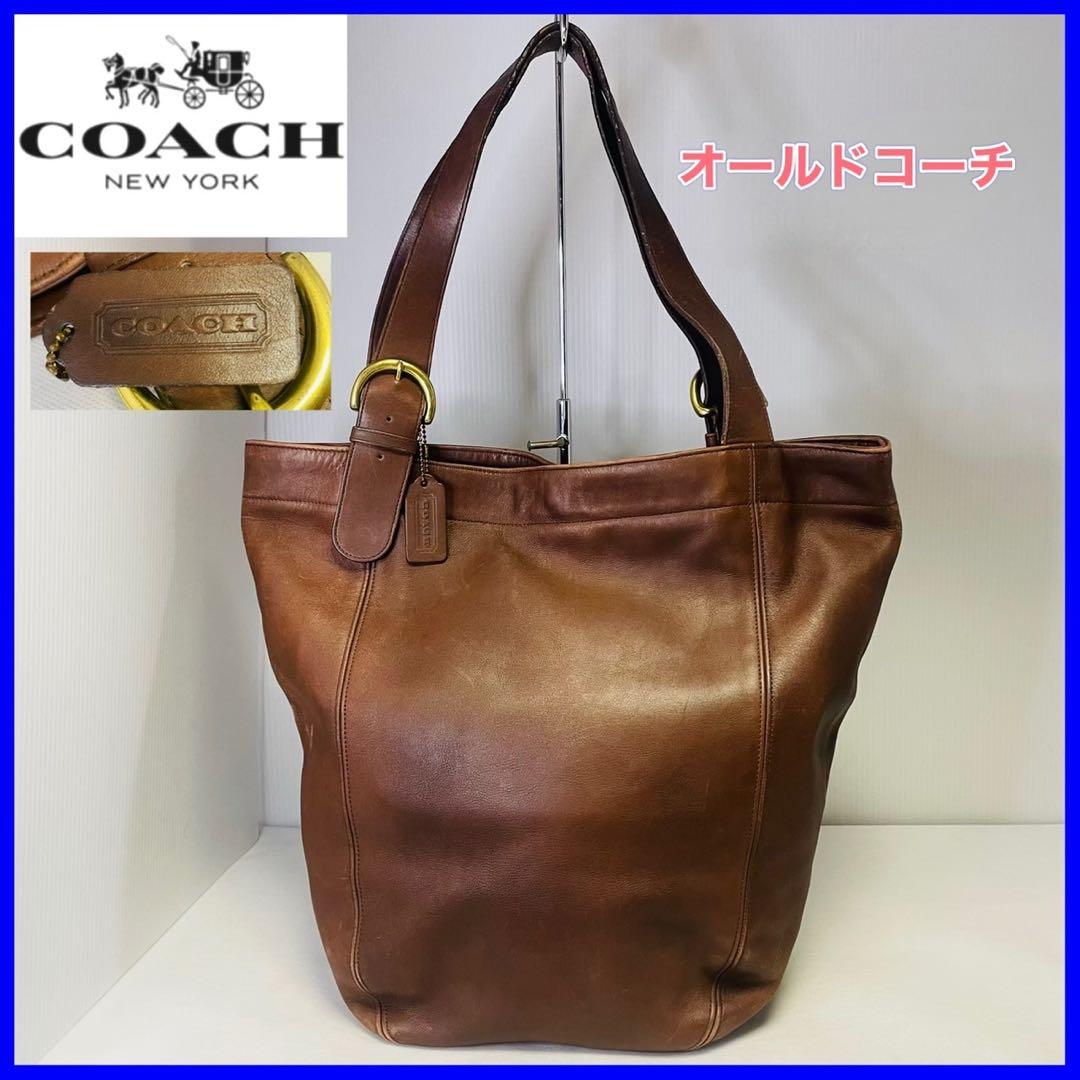 COACH オールドコーチ レザー　トートバッグ ハンドバッグ ビンテージ