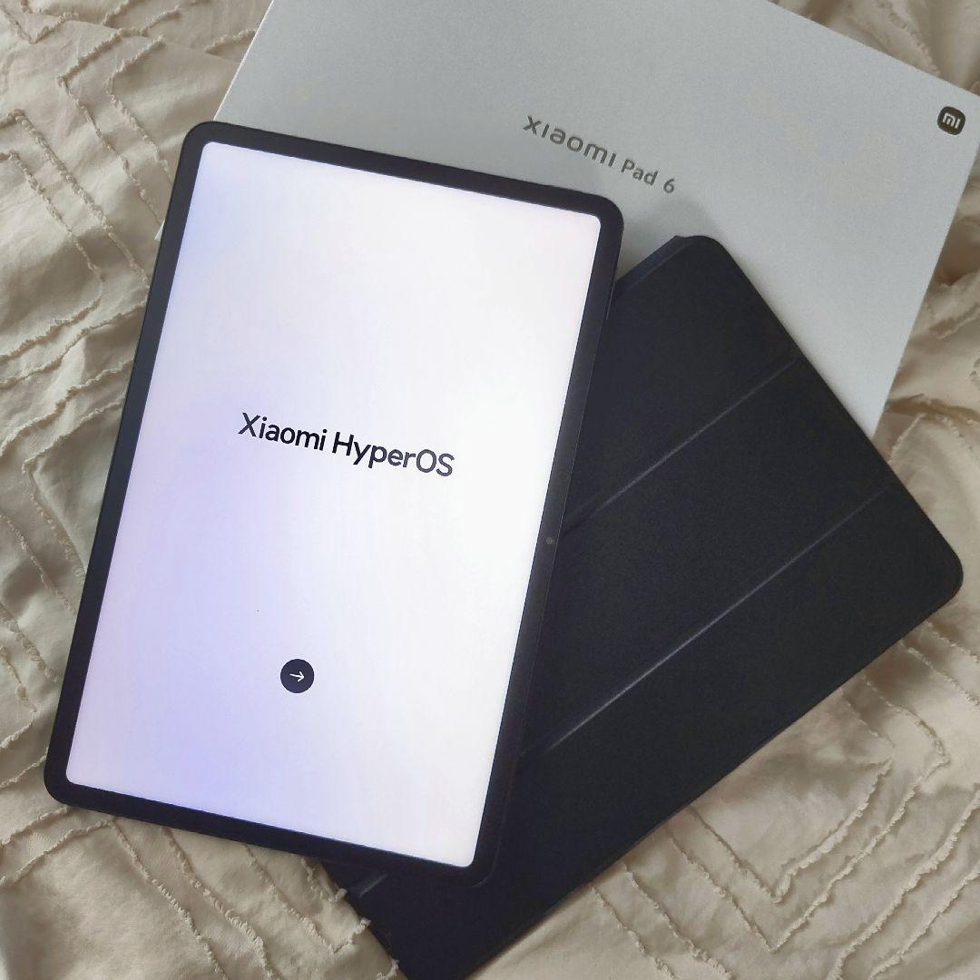 Xiaomi Pad 6 8/128GB本体 + 純正フリップケース