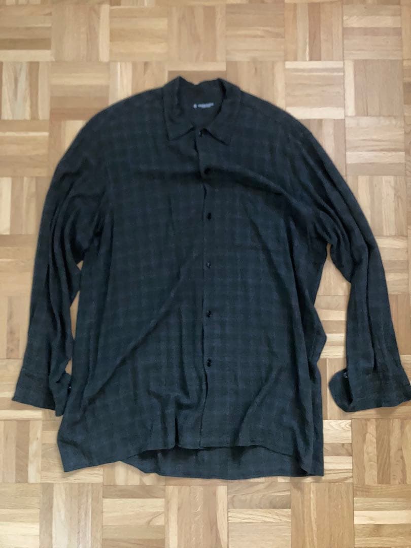 MAATEE&SONS 24AW 強撚レーヨンOP COLLAR シャツ