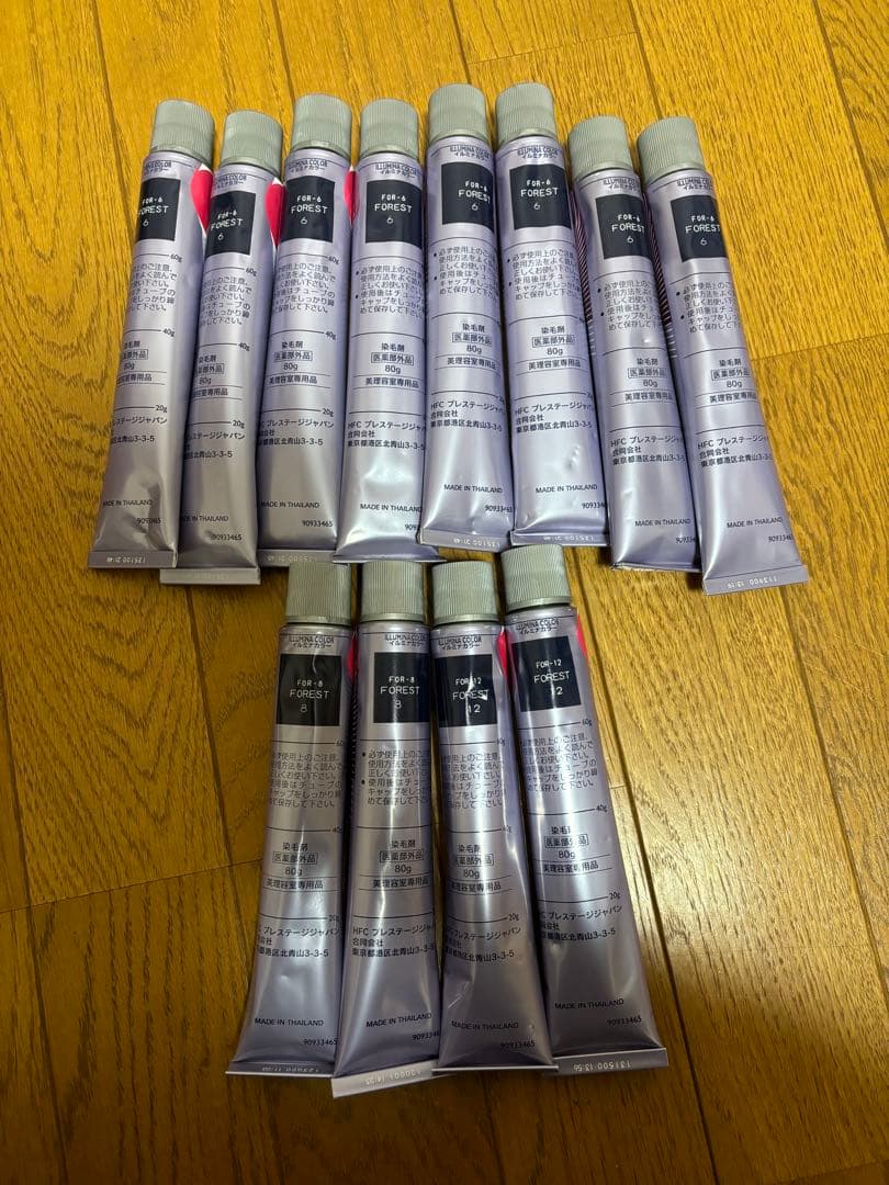 ヘアカラー剤71本セット