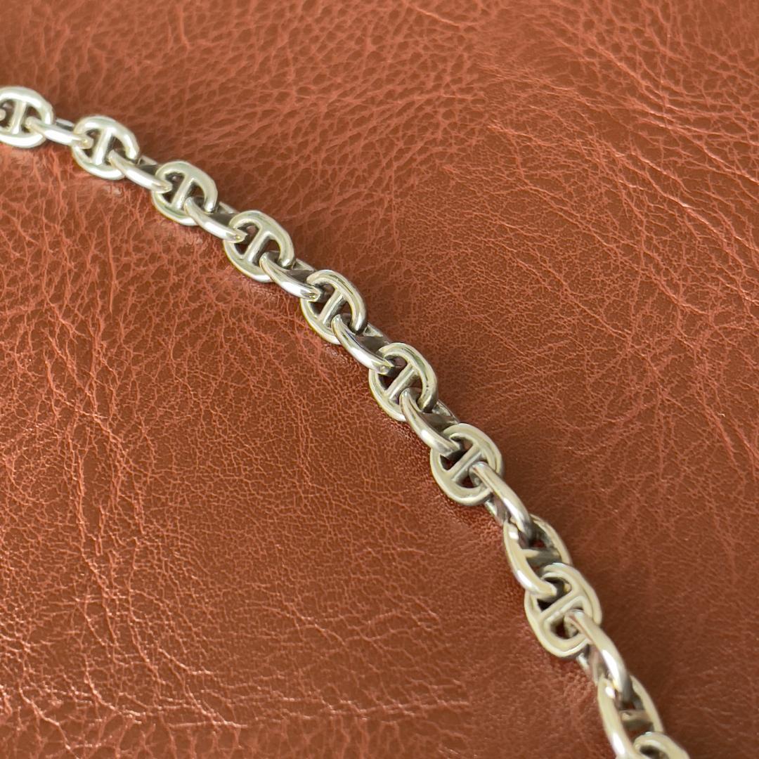 メンズ シルバー925 ブレスレット アンカーリンク シェーヌダンクルデザイン