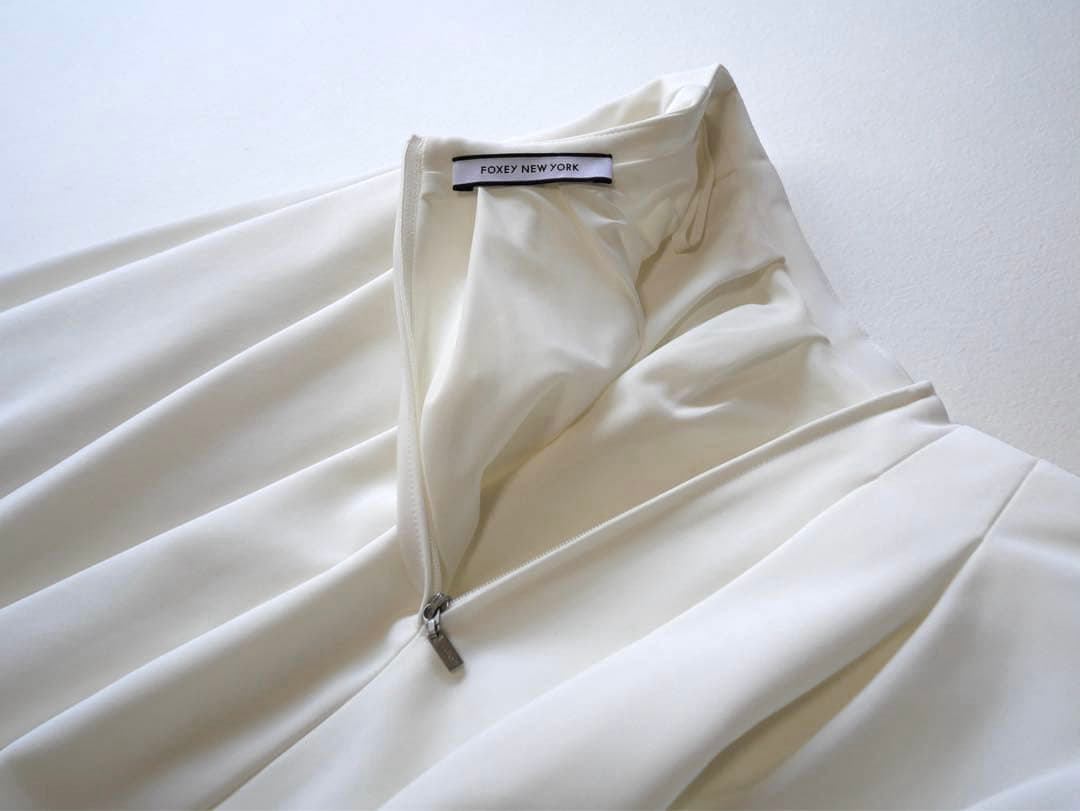 フォクシーニューヨーク　フレアースカート　サイズ40 ホワイト