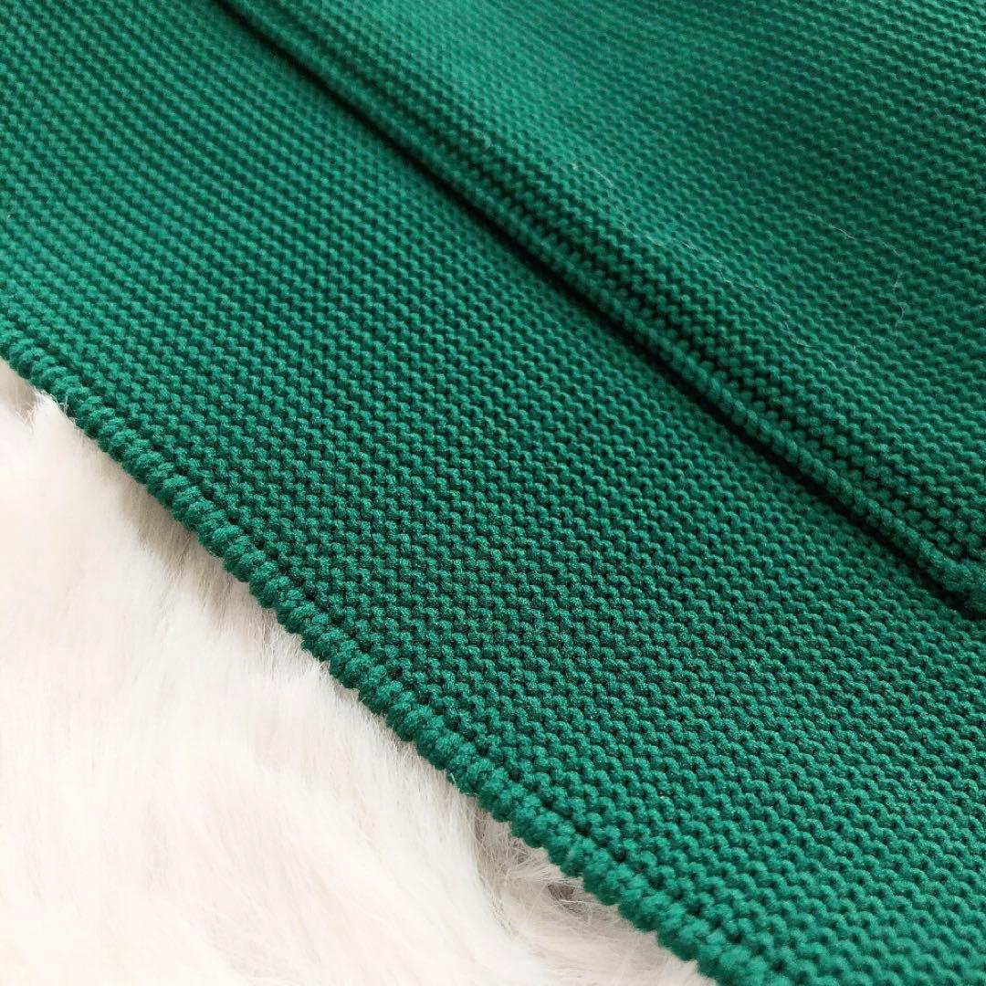 イッセイミヤケ*プリーツ　シャツ　ジャケット　襟　緑　グリーン　日本製