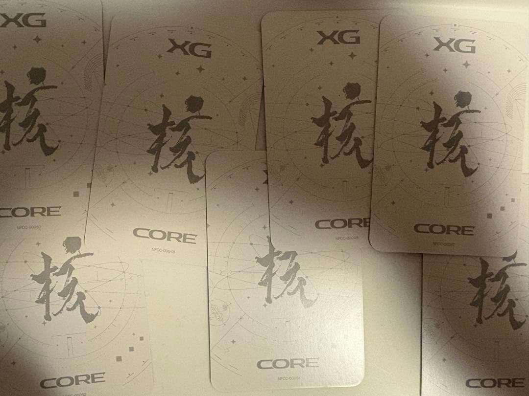 XG THE CORE -核 Solo ver. トレカ ヒナタ　ジュリン　7枚