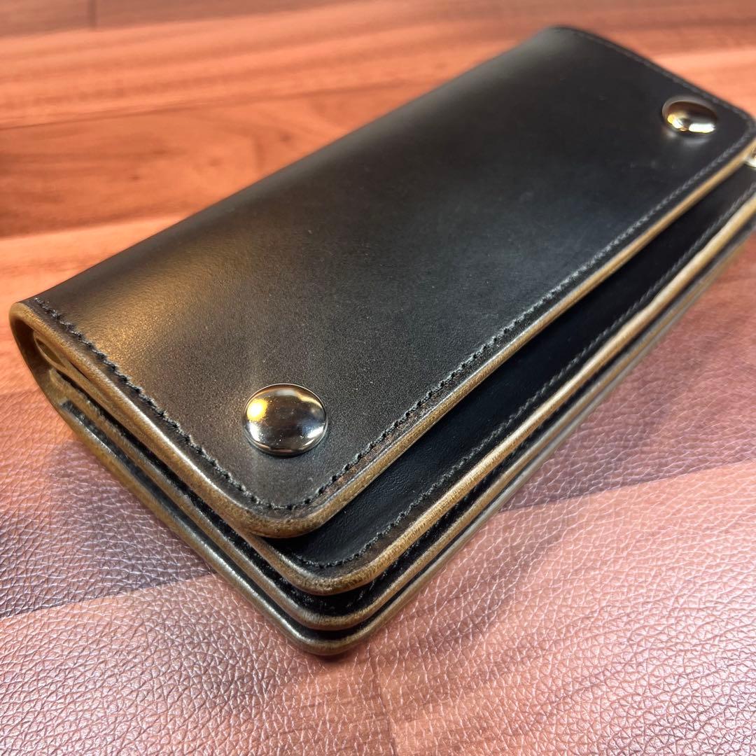 えすあーる野郎【トラッカーウォレット ロング】 3層 ホースバット