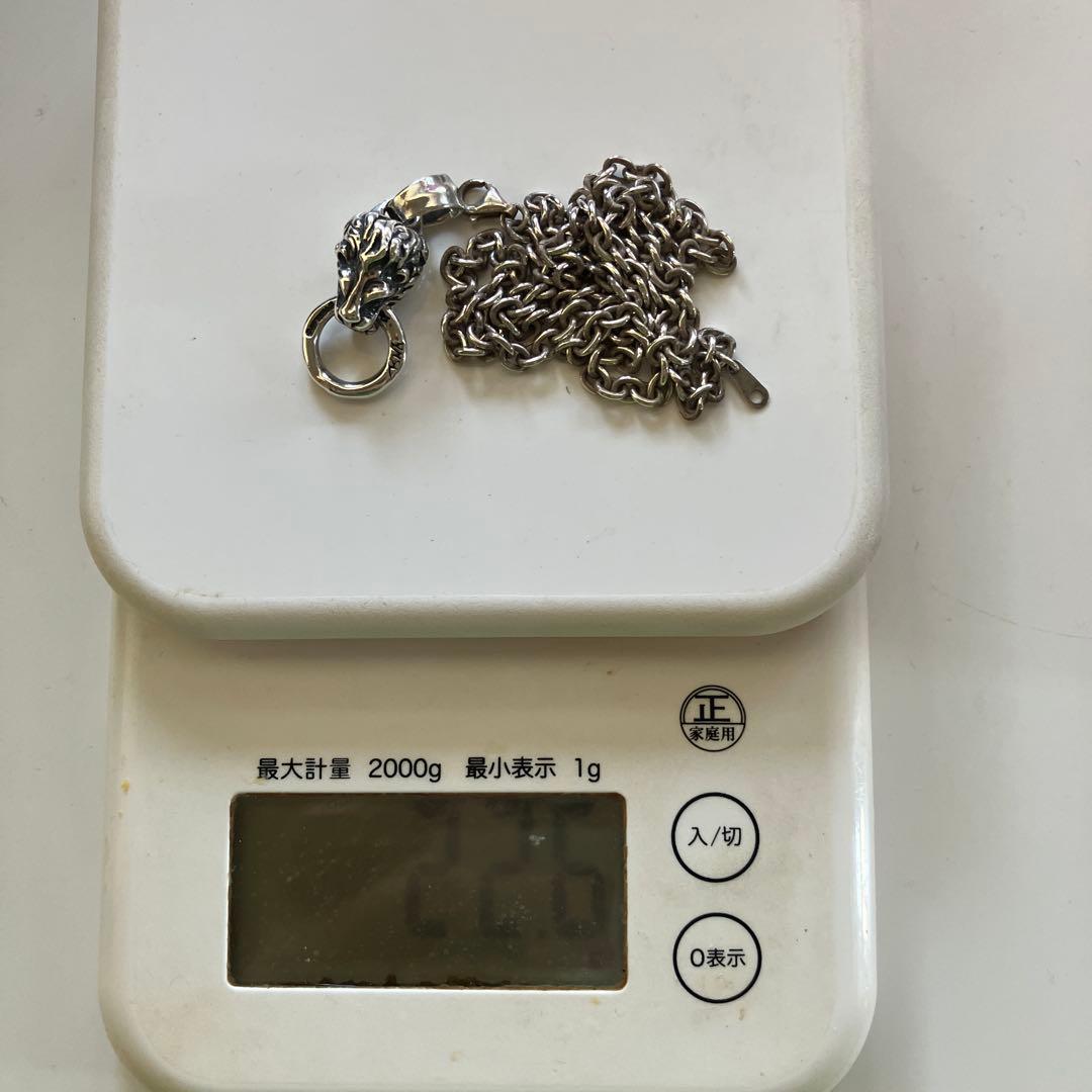 Julaビルウォールレザー　ライオンヘッド　ペンダント　ネックレス