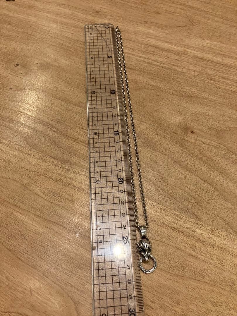 Julaビルウォールレザー　ライオンヘッド　ペンダント　ネックレス