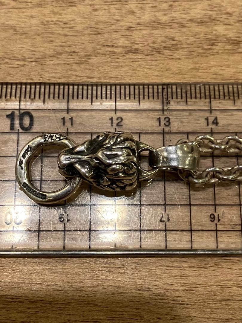 Julaビルウォールレザー　ライオンヘッド　ペンダント　ネックレス