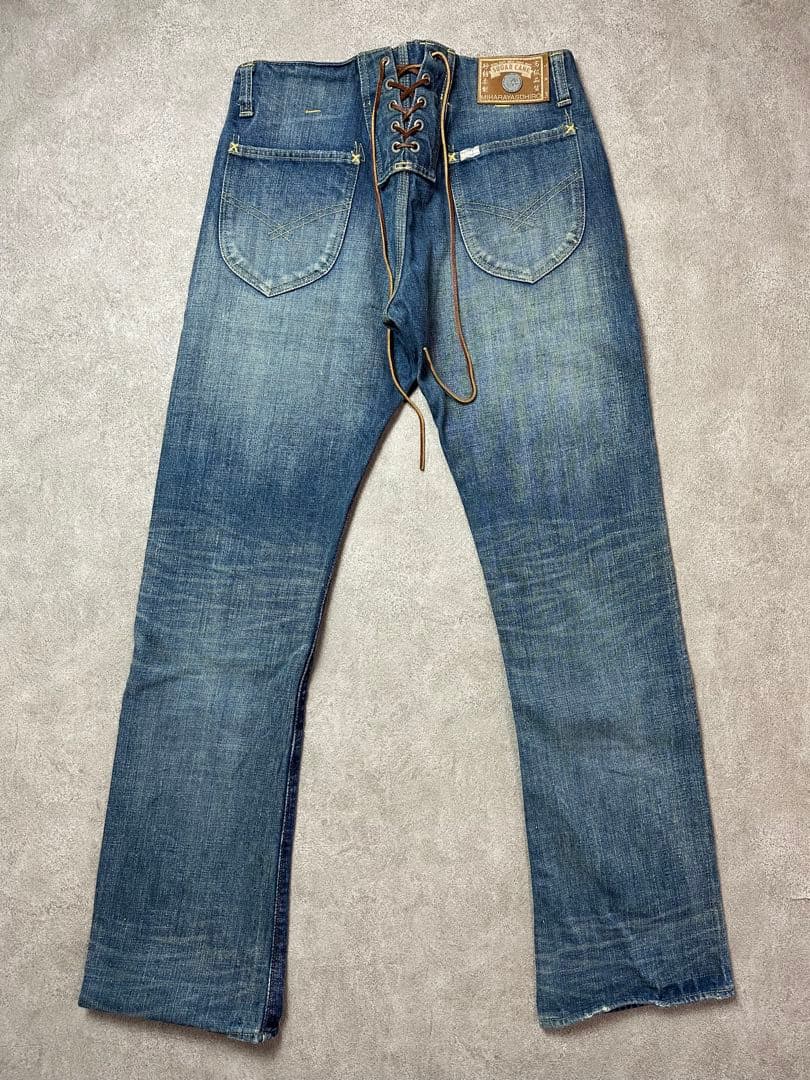 ミハラヤスヒロ　シュガーケーン　コラボデニム　レースアップ　砂糖キビ　オススメ