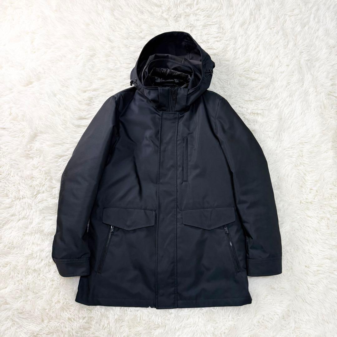 ブラックレーベルクレストブリッジ 10monthシティパーカー L ネイビー