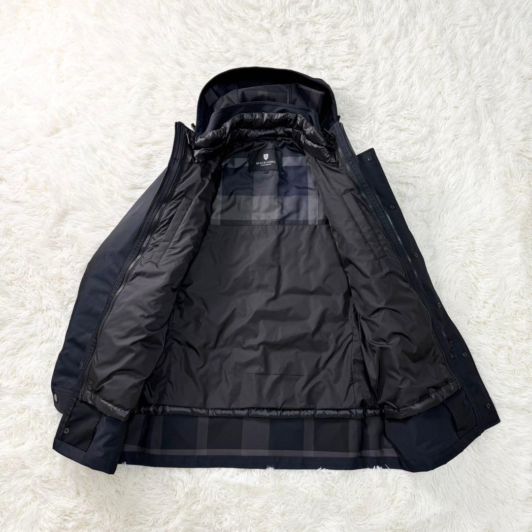 ブラックレーベルクレストブリッジ 10monthシティパーカー L ネイビー