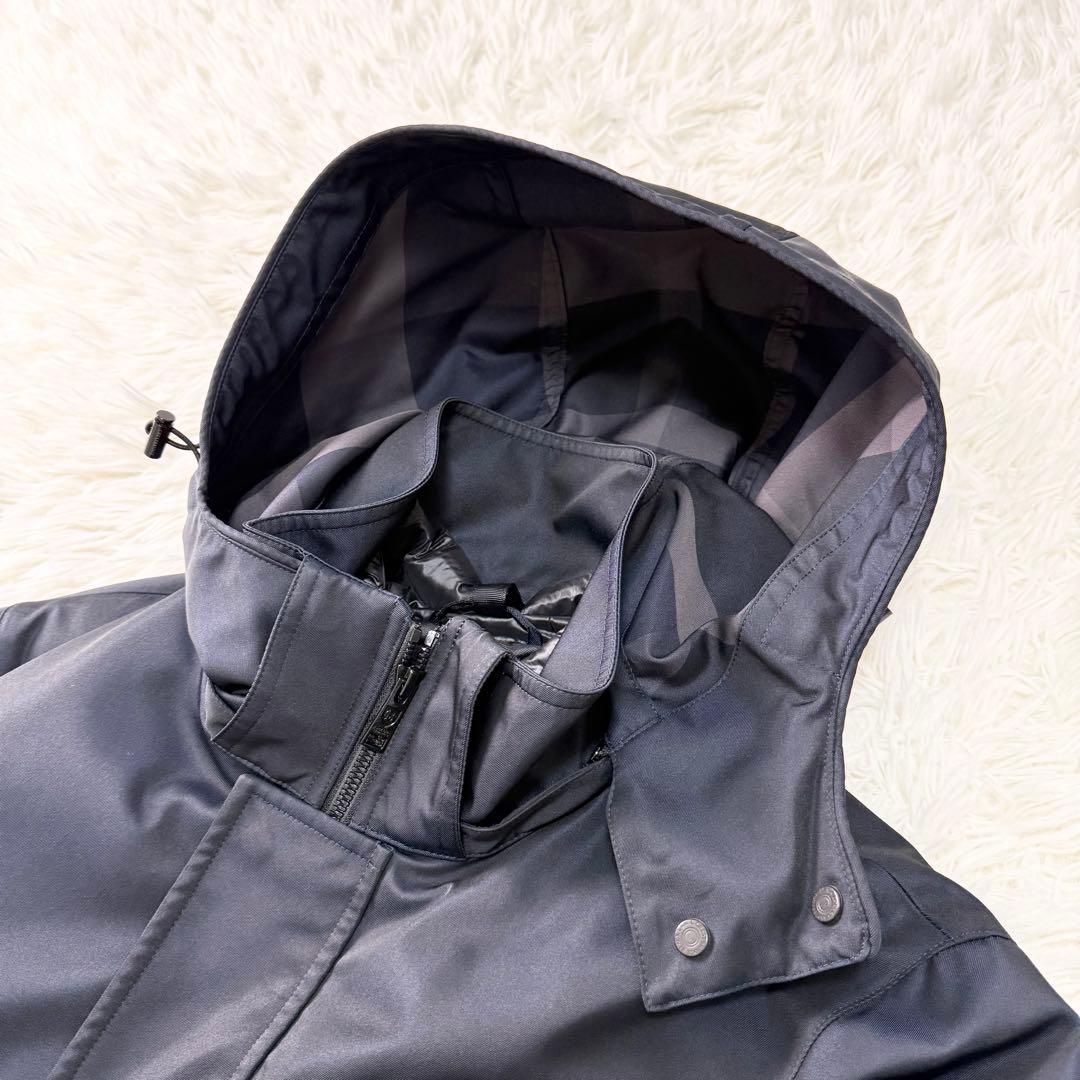 ブラックレーベルクレストブリッジ 10monthシティパーカー L ネイビー