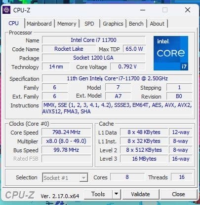 zerokk i7 11700 空冷クーラー マザーボード ケース 電源
