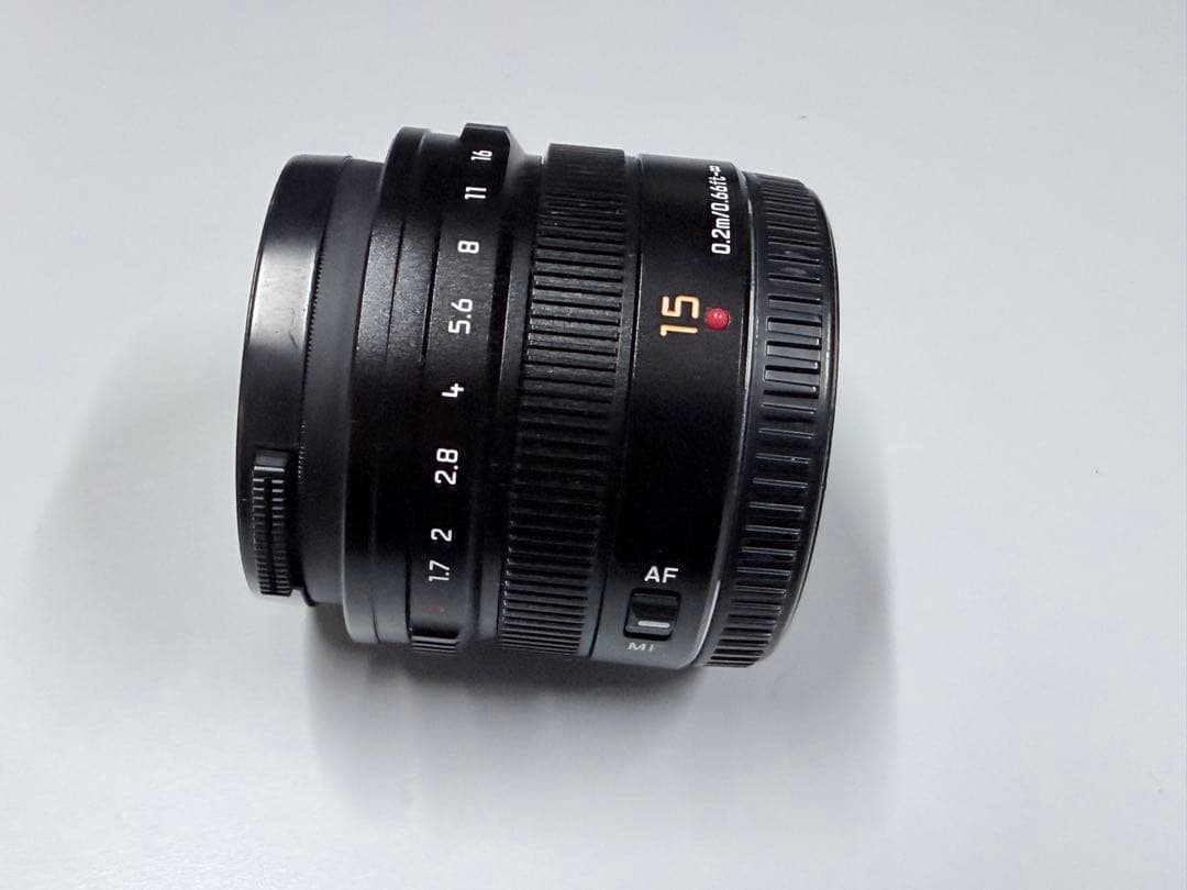 LUMIX LEICA 15mm f/1.7 レンズ