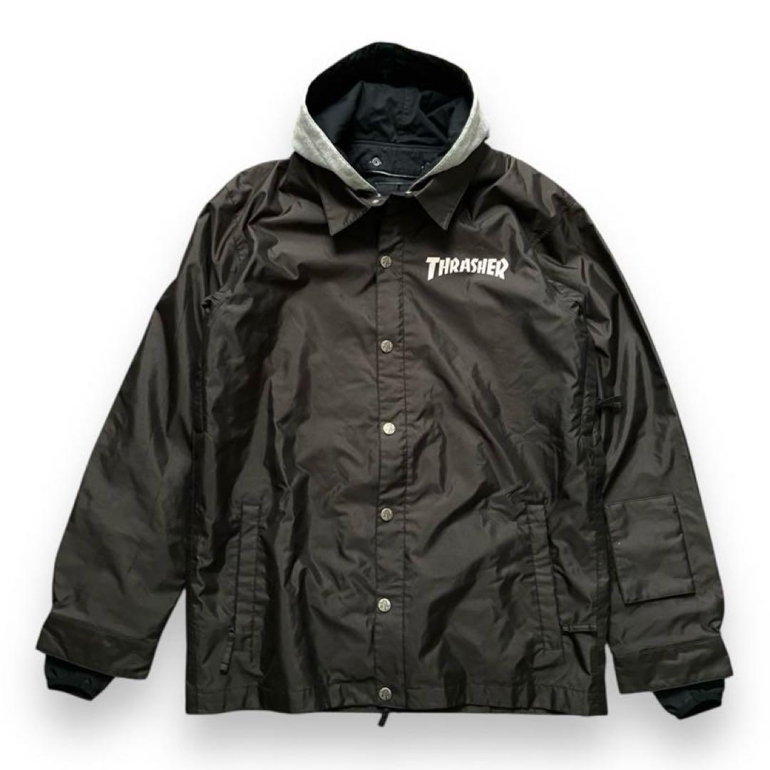 THRASHER AA HARDWEAR スノーボードジャケット ブラック