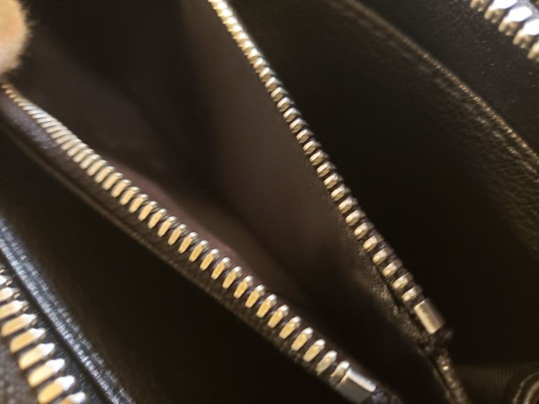 【新品未使用】黒のシャムクロコダイルレザー 長財布　ダブルファスナー