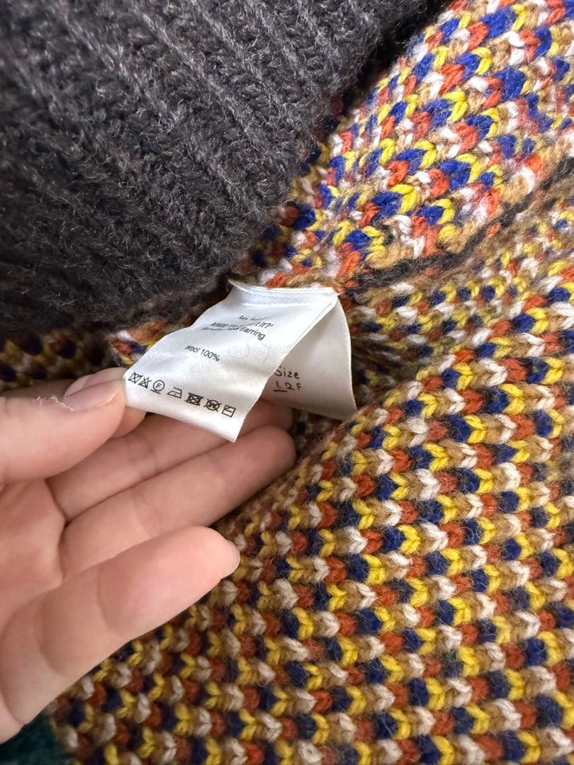 【美品！】kota gushiken真珠の耳飾りの少女ニット サイズ1