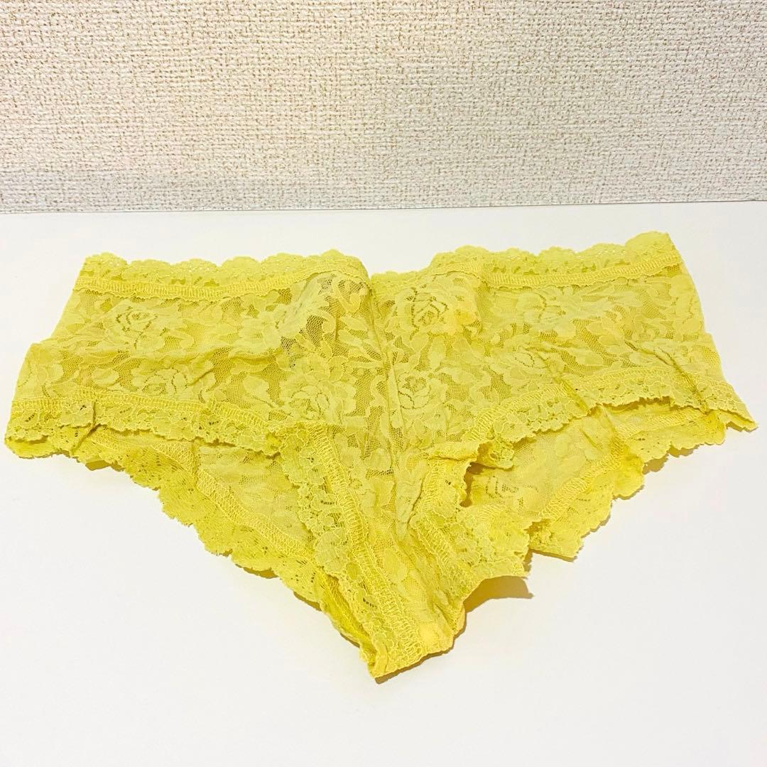 【新品未使用】ハンキーパンキー　ボーイショーツ　3点　レース　総柄
