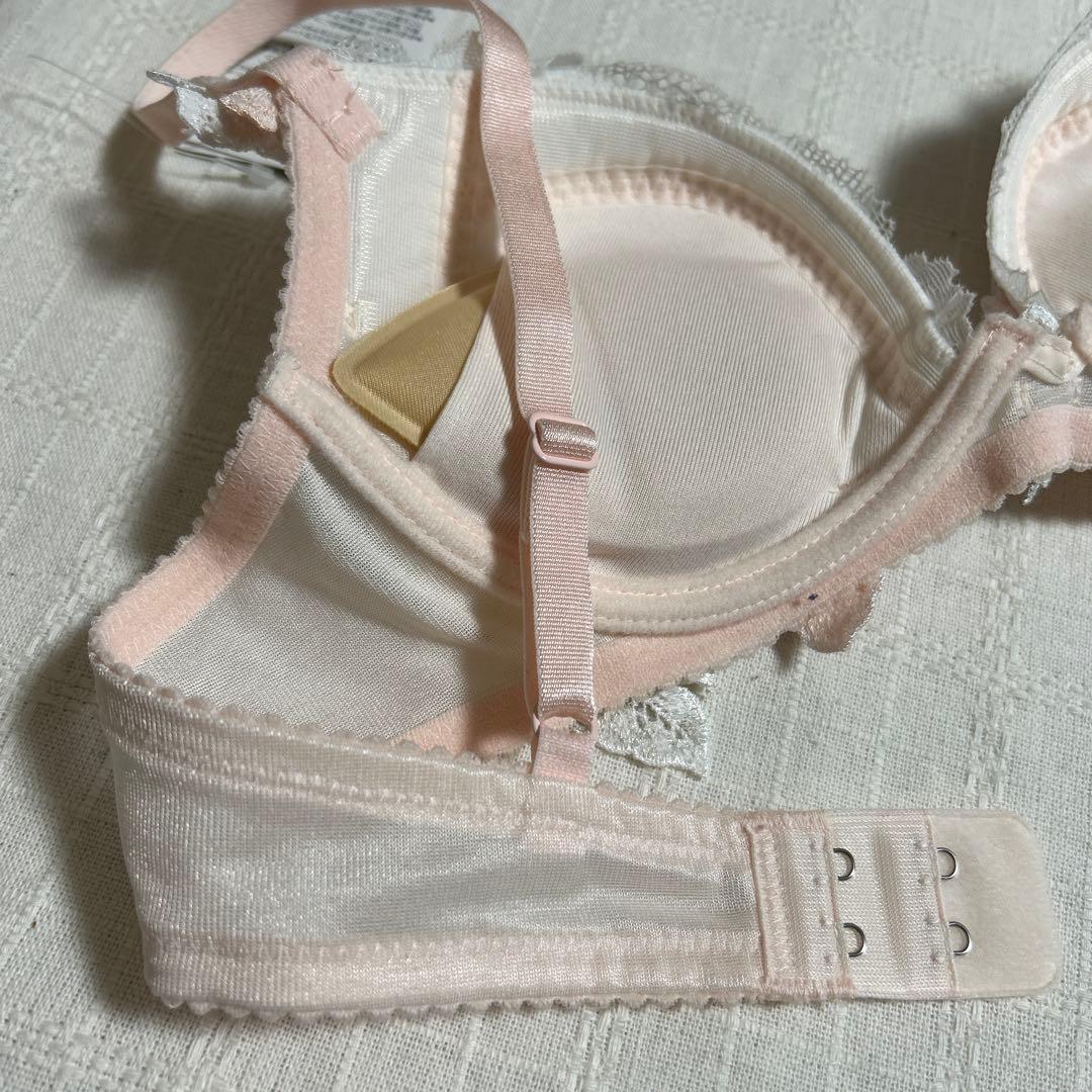 C70 ワコール サルート フロントエックス+ブラ ブラ&ショーツ 新品