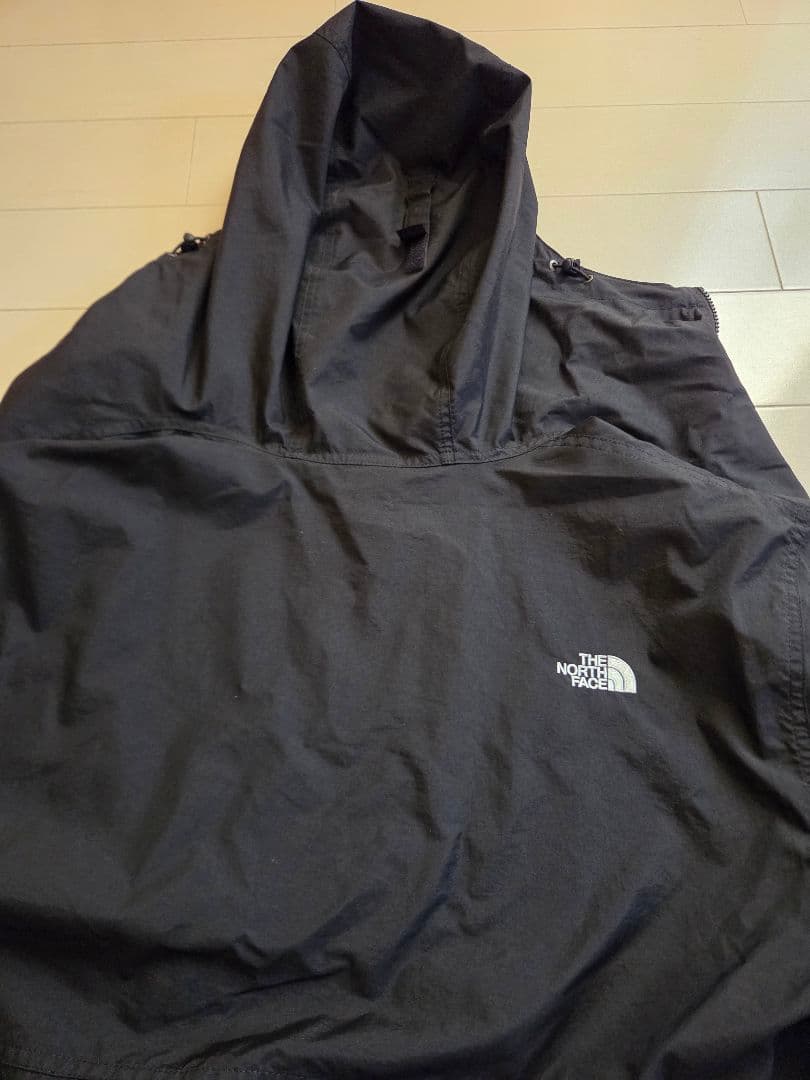 【美品＆最新】THE NORTH FACE ブラックナイロンジャケット　XXL
