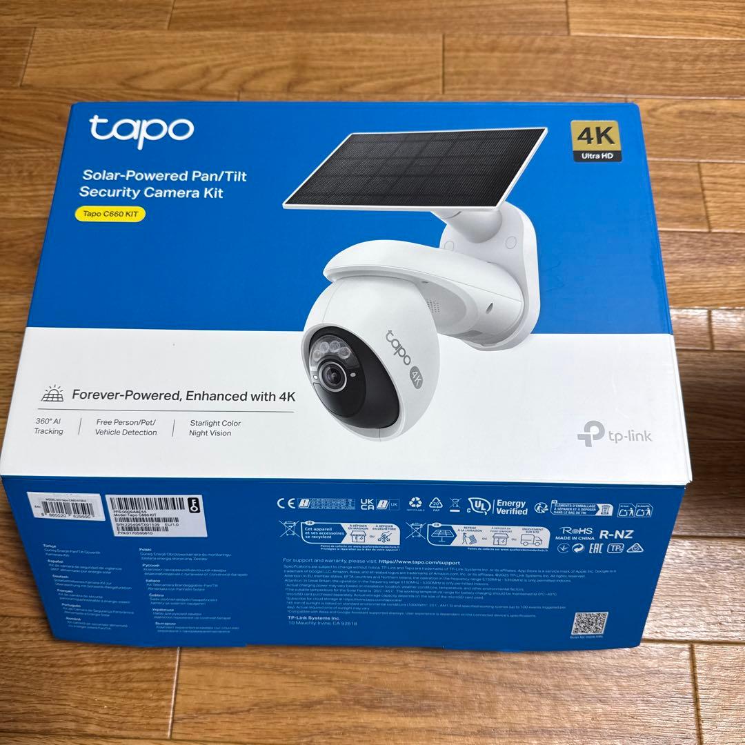 TP-Link Tapo C660 ソーラー充電 パンチルト対応 最新防犯カメラ