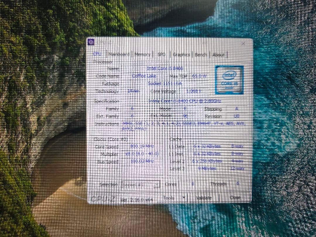 i5 8400+Z370Mマザーボード+DDR4 2666 8GB×2セット