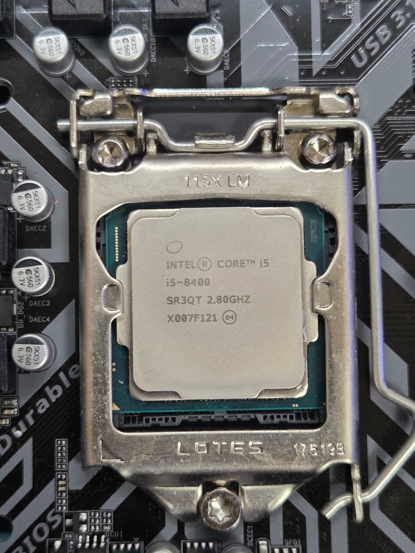 i5 8400+Z370Mマザーボード+DDR4 2666 8GB×2セット