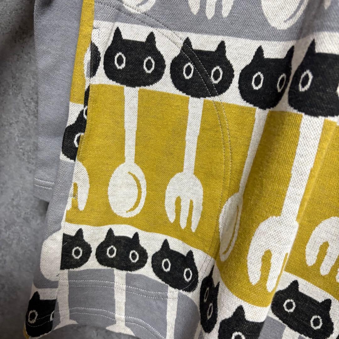 新品　マタノアツコ MEME・フォーク・スプーン柄パジャマ「4Lサイズ」①