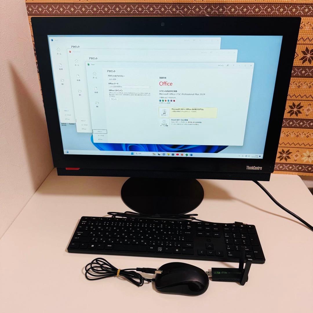 Y616 LENOVOデスクトップi5メモリ8G第7世代Win11オフィス付き