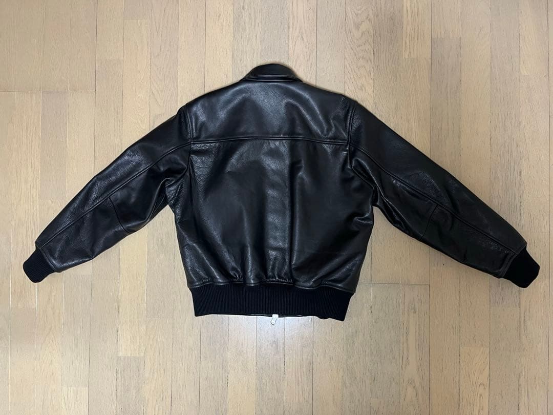 ダ*ル様 STUSSY Leather Flight Jacket S