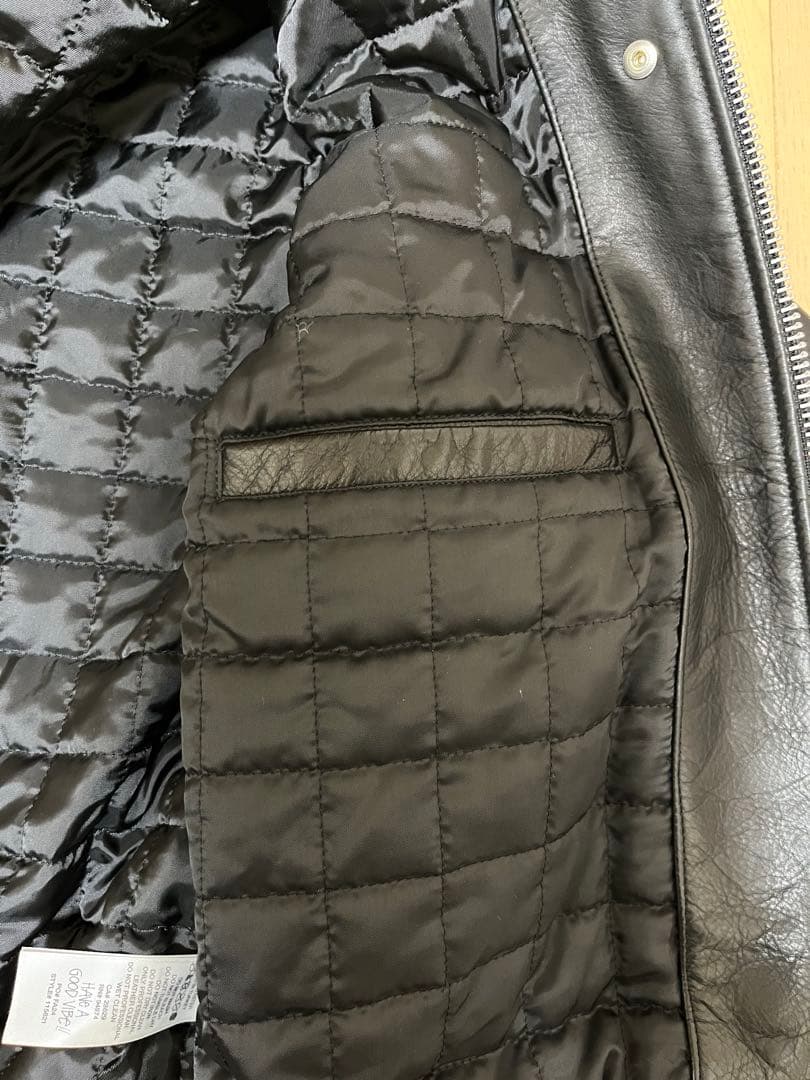 ダ*ル様 STUSSY Leather Flight Jacket S