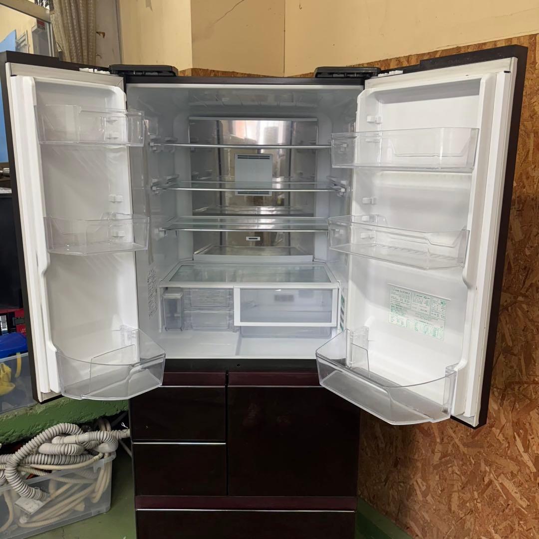 310 関東配送　冷蔵庫　大型　500L強　6ドア　観音開き　希少カラー　美品