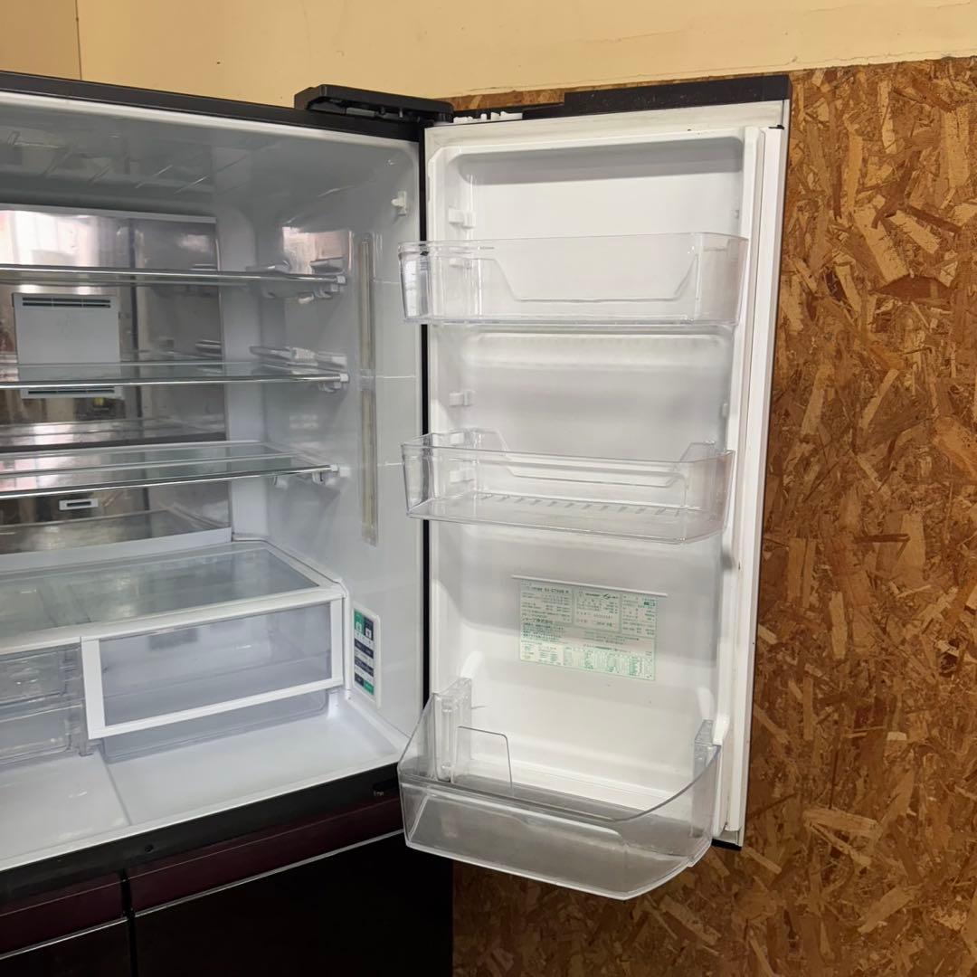 310 関東配送　冷蔵庫　大型　500L強　6ドア　観音開き　希少カラー　美品